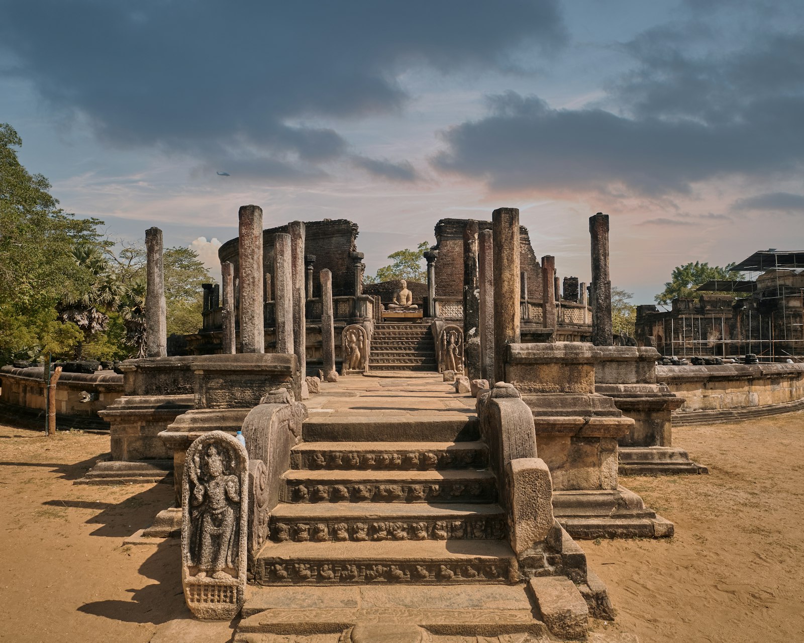 De oude stad Polonnaruwa per fiets